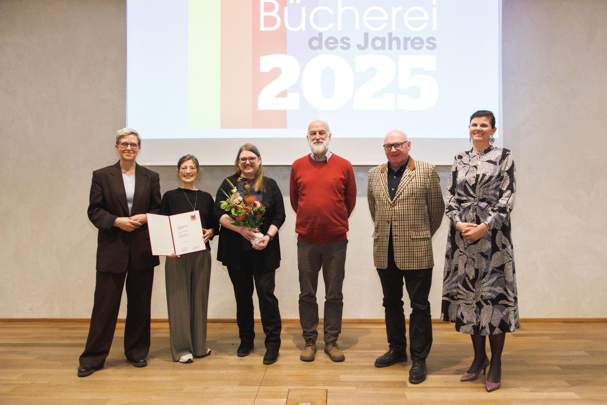 Preisverleihung an die Stadtbibliothek Dornbirn