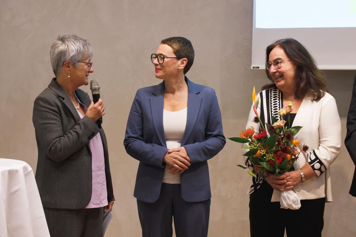 Preisverleihung an die Stadtbibliothek Wissensturm Linz