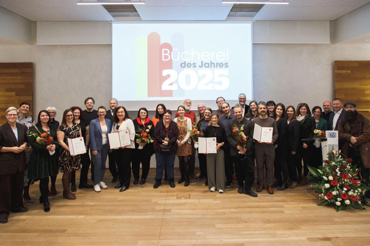 Gruppenfoto bei der Preisverleihung