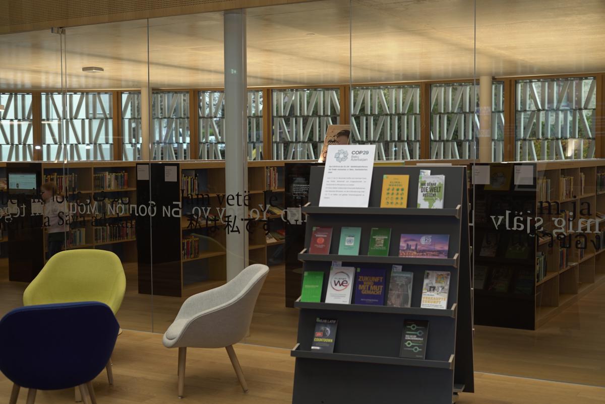 Innenbereich der Stadtbibliothek Dornbirn