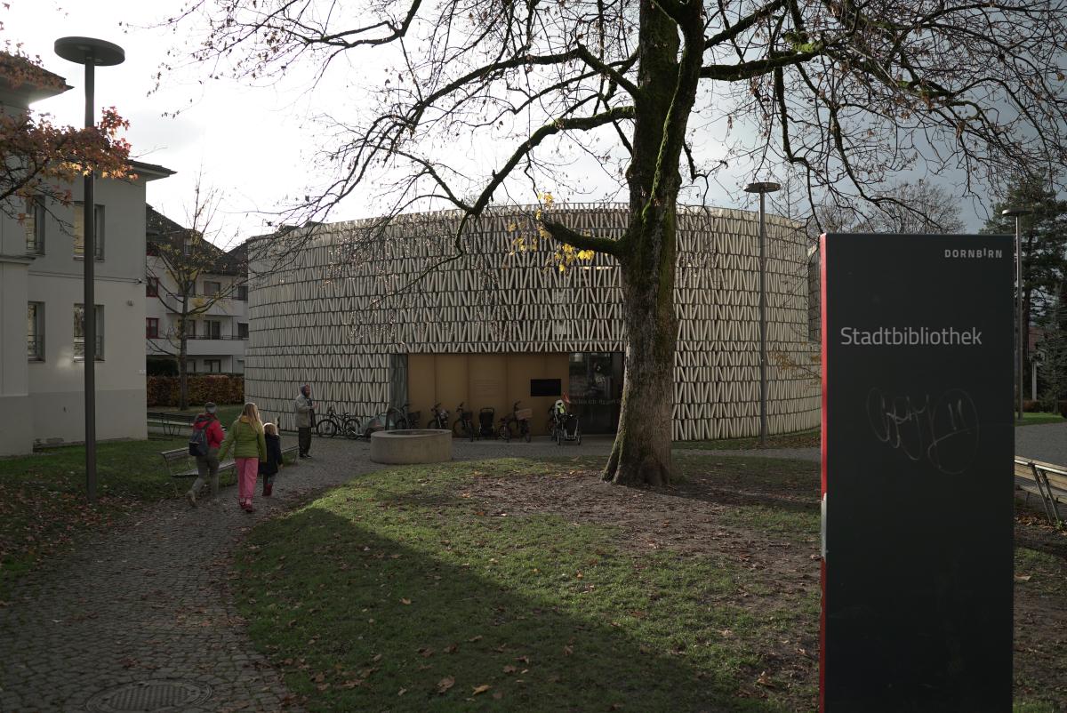 Gebäude der Stadtbibliothek Dornbirn