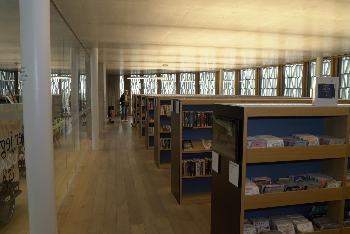 Innenbereich der Stadtbibliothek Dornbirn