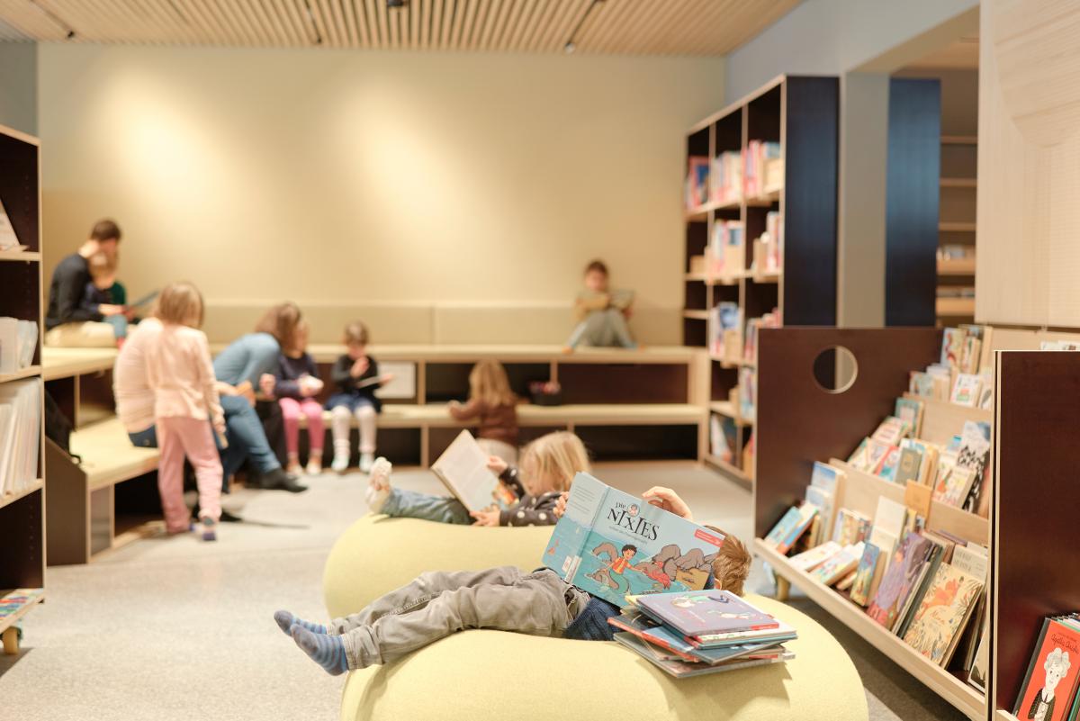 Kinderbereich der Bibliothek Lustenau