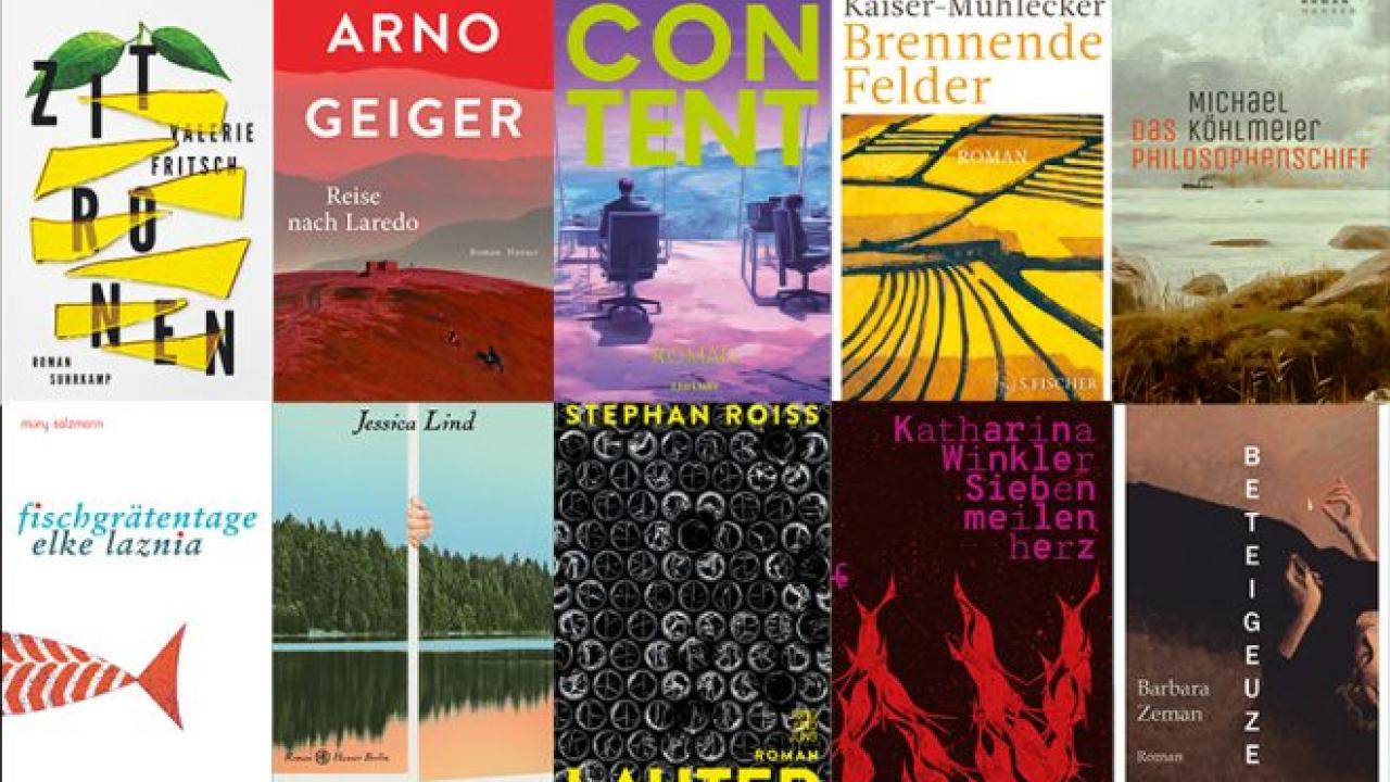 Österreichischer Buchpreis Longlist BVÖ Büchereiverband Österreichs