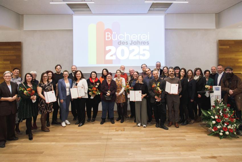 Gruppenfoto bei der Preisverleihung