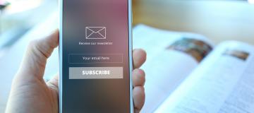 Newsletter am Smartphone