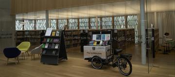 Innenbereich der Stadtbibliothek Dornbirn